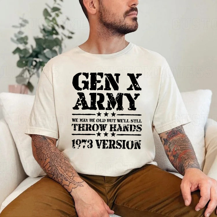 Custom Gen X ARMY T-Shirt