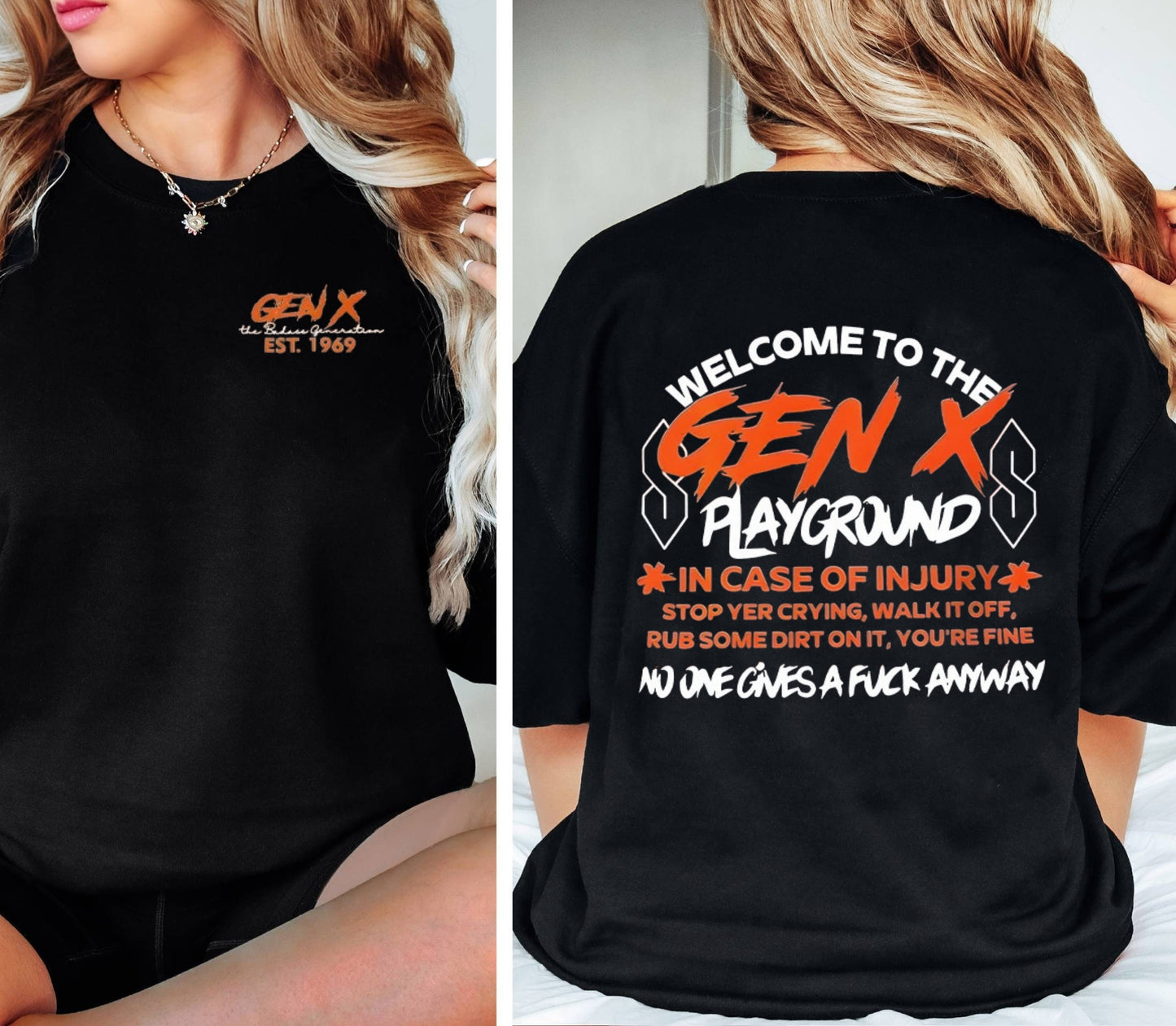 Custom Gen X Playground T-shirt