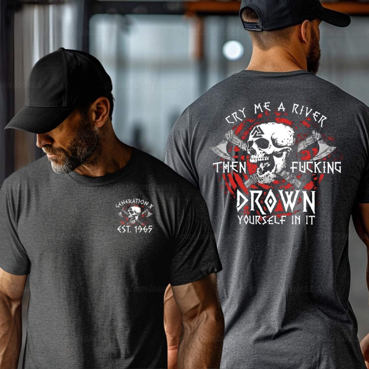 Custom Cry Me A River Then Fucking Drown Yourself In It Shirt