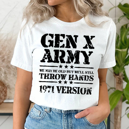 Custom Gen X ARMY T-Shirt