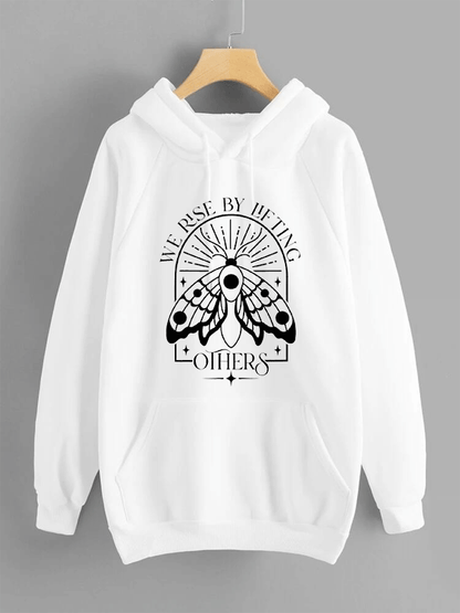 We Rise Hoodie - White